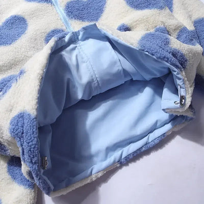 Katharina - Veste réversible à motifs cœur